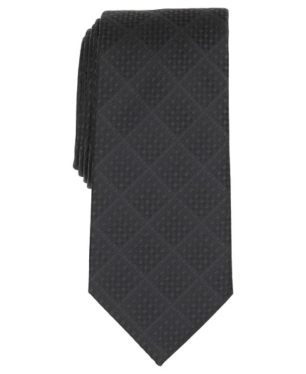 Мужской галстук Perry Ellis Gaston Abstract черного цвета