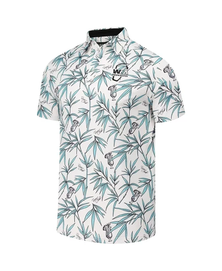 Мужская белая рубашка поло Flomotion WM Phoenix Open Rum Club от Flomotion white