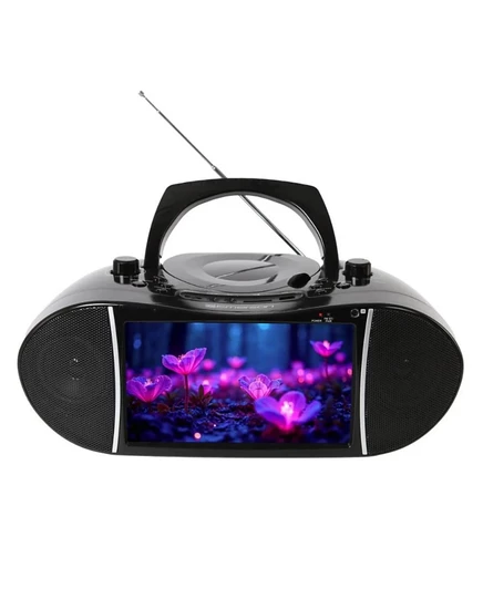 Телевизор Emerson EDL-2901 Boombox с Bluetooth и DVD-плеером с 9-дюймовым ЖК-экраном и радиоприемником черного цвета