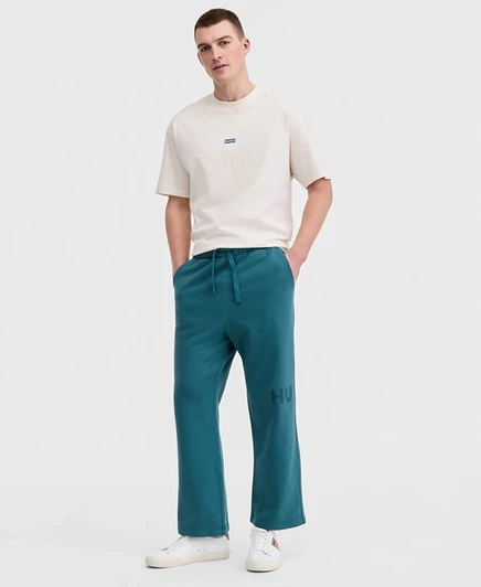 Мужские брюки Hugo Boss Nalftro с кулиской, синие