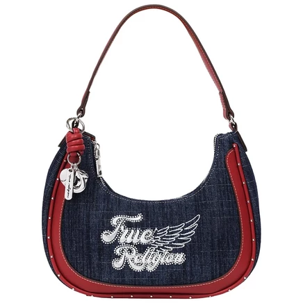 Женская сумка-хобо True Religion Wing Motif, красная