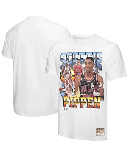 Мужская футболка Mitchell & Ness Scottie Pippen, белая
