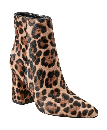  Женские ботильоны-платья Yanaraly на блочном каблуке leopard