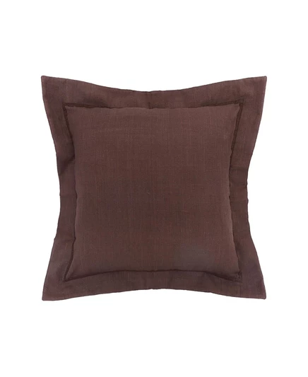 Декоративная подушка C&F Home Cocoa Flange 45×45 см, коричневая