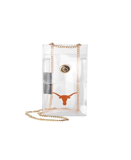 Фирменный логотип Texas Longhorns - прозрачная сумка через плечо Essential