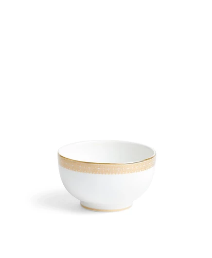 Миска Wedgwood Vera Lace Gold для риса, золотая