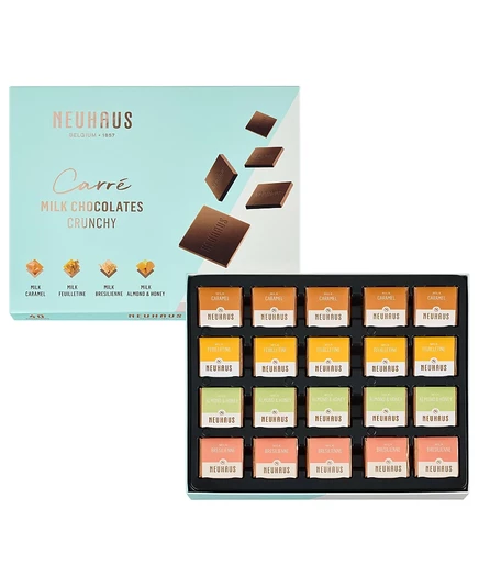 Шоколадные конфеты Neuhaus Carre ассорти 40 шт., молочные