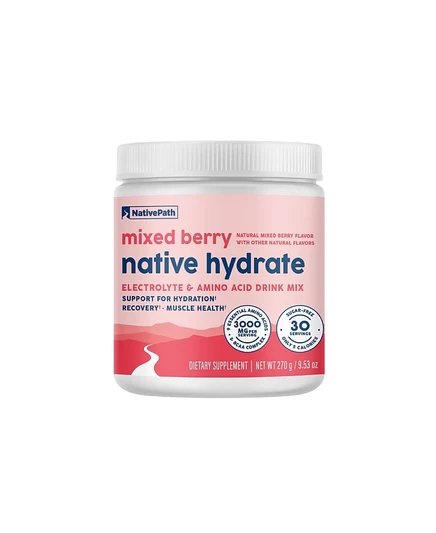 Порошок NativePath Hydrate, без сахара, 30 порций, белый
