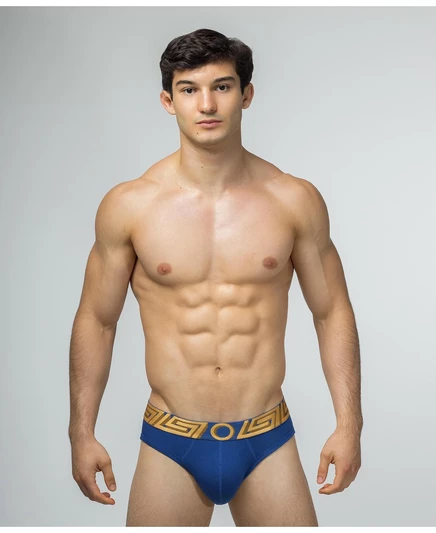 Мужские трусы Rounderbum O My God Package Brief, синие