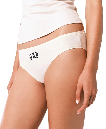 Женские трусы Gap GapBody GPW00274M хлопковые бикини, желтые