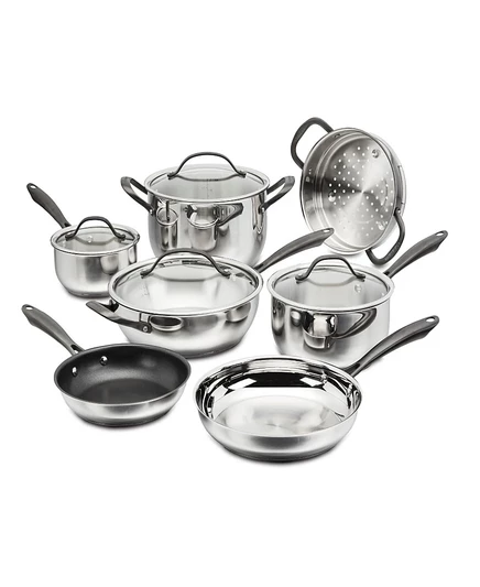 Набор посуды Cuisinart Radiant Pro, 11 предметов, серебристый