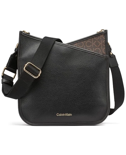 Женская сумка через плечо Calvin Klein Lyla Signature, черная