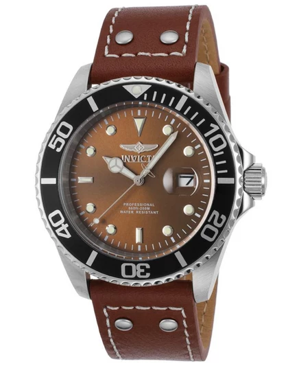 Мужские кварцевые часы 22070 Pro Diver с коричневым циферблатом и 3 стрелками brown