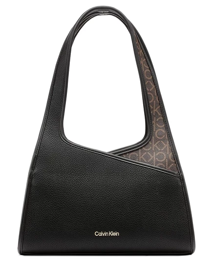 Женская сумка Calvin Klein Lyla Signature-Blocked, черная