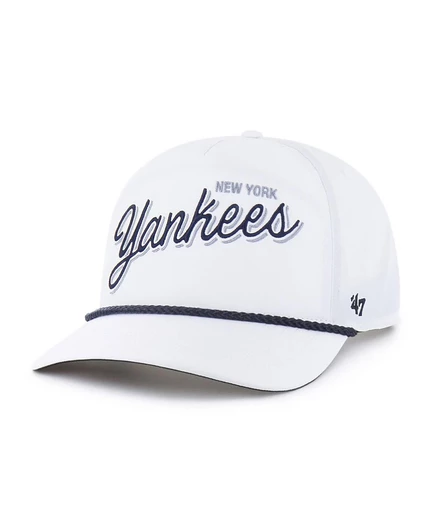 Брендовая мужская белая шляпа New York Yankees 47-го года выпуска, регулируемая по высоте, белая