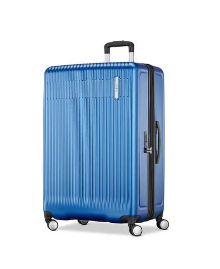 Большой чемодан Samsonite Opto 4 на колесах, синий