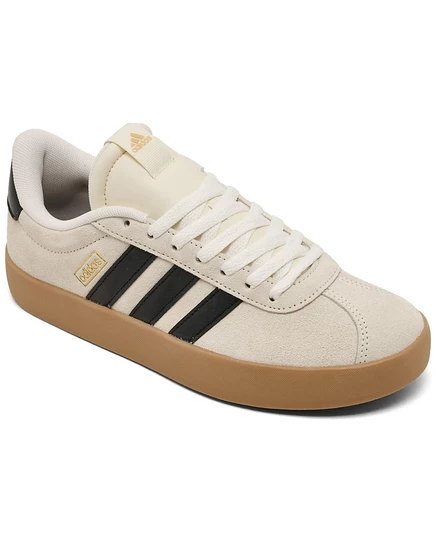 Женские кроссовки Adidas VL Court 3.0 от Finish Line коричнево-бежевого цвета