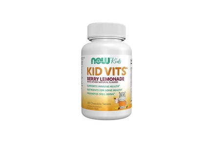 NOW Foods Kid Vits, ягодный десерт, 120 таблеток, без цвета