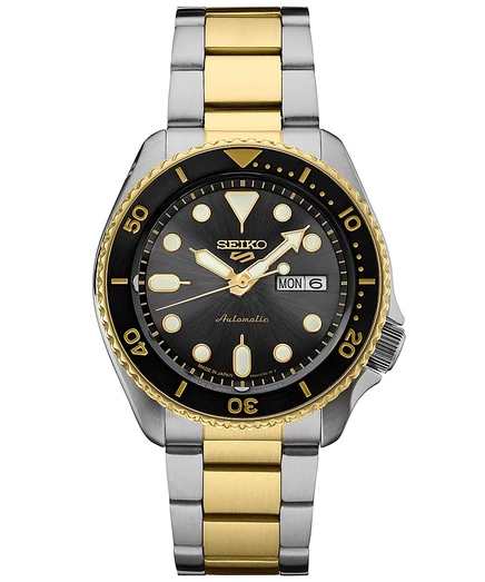 Мужские автоматические часы Seiko 5 SRPK22, 43 мм, серые
