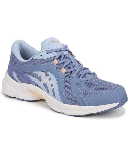 Женские прогулочные кроссовки Ryka Skylift на шнуровке manor blue  mesh/leather/faux leather