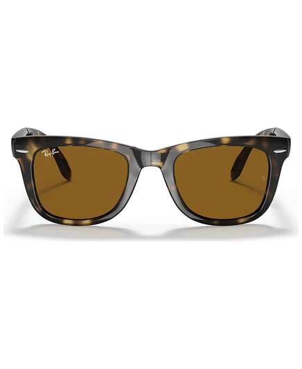 Солнцезащитные очки Ray-Ban RB4105 Folding Wayfarer, коричневые