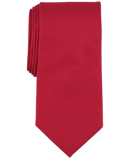  Мужской однотонный галстук Sorrento red