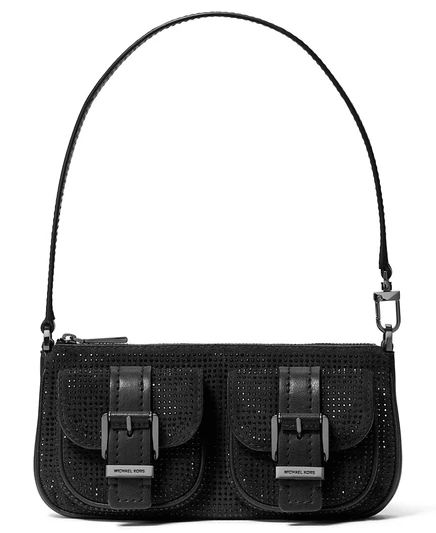 Женская сумка Michael Kors Zoe маленькая, черная