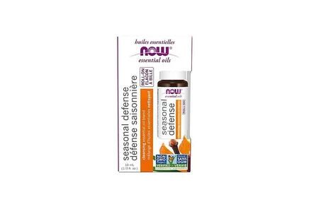Смесь масел NOW Foods Seasonal Defense, роллер 10 мл