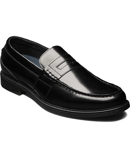 Мужские мокасины Lincoln с мокасинным носком Penny Loafer black