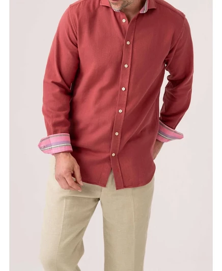 Мужская рубашка Koy Clothing с длинным рукавом, оранжевая