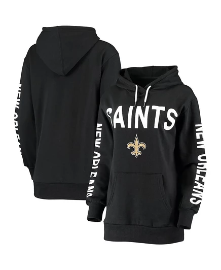 Женское худи G-III Saints Extra Point, черное