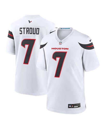 Мужское джерси Nike C.J. Stroud Houston Texans, белое
