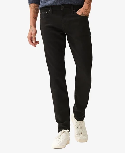Мужские джинсы Lucky Brand 110 Slim низкая посадка, черные