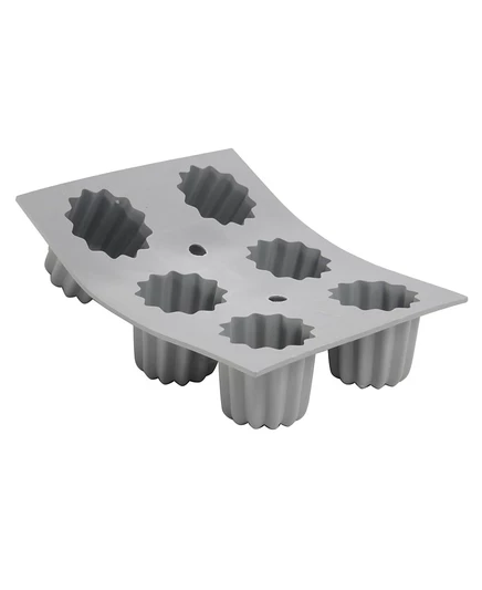 Форма для каннеле de Buyer Elastomoule силиконовая, серая