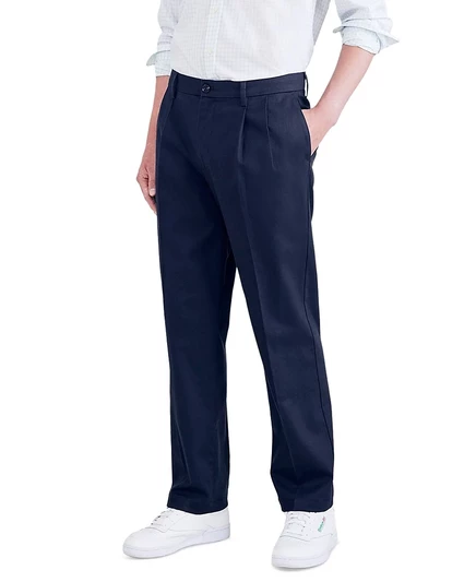 Мужские брюки Dockers Signature, с защитой от пятен, синие