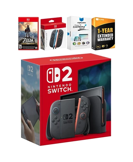 Консоль Nintendo Switch 2, 256 ГБ, с игрой Zelda: Breath of the Wild, серая