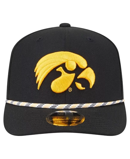 Мужская кепка New Era 9SEVENTY Iowa Hawkeyes, черная