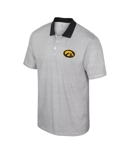 Мужская футболка-поло Colosseum Iowa Hawkeyes, белая