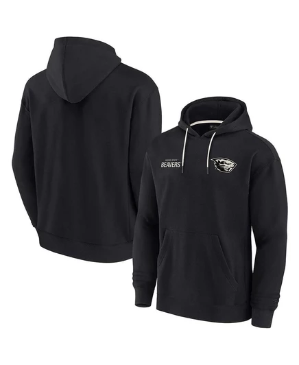 Унисекс худи Fanatics Signature Oregon State Beavers с вышивкой, черное