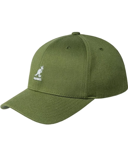 Мужская бейсболка Kangol Wool Flexfit, шерстяная, зеленая