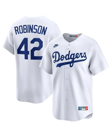 Мужская джерси Nike Jackie Robinson Cooperstown, белая