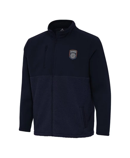 Мужская слитная куртка на молнии Antigua Navy San Diego FC Daily navy