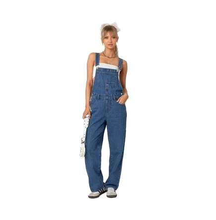  Джинсовый комбинезон с розмарином blue-washed