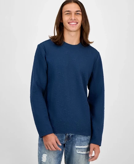 Мужской свитер Guess Quattro G, синий