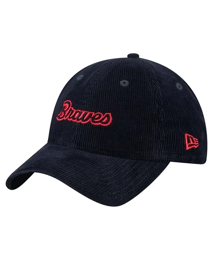 Женская кепка New Era 9TWENTY Atlanta Braves, синяя
