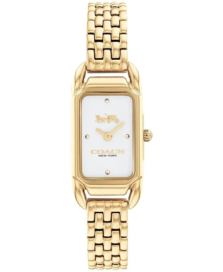 Женские часы Coach Cadie кварцевые 20×32,5 мм, золотистые