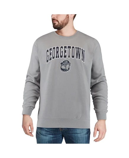 Мужская толстовка Colosseum с круглым вырезом Georgetown Hoyas от Colosseum  gray