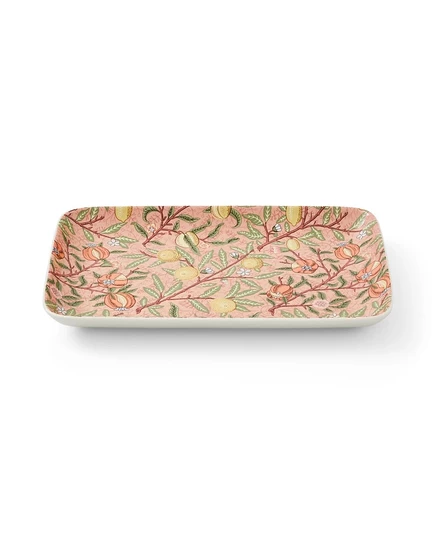 Сервировочный поднос Spode Morris & Co. Fruit, розовый