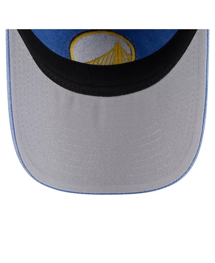 Мужская шляпа New Era Royal Golden State Warriors, окрашенная пигментом в 9-дюймовую регулируемую форму royal