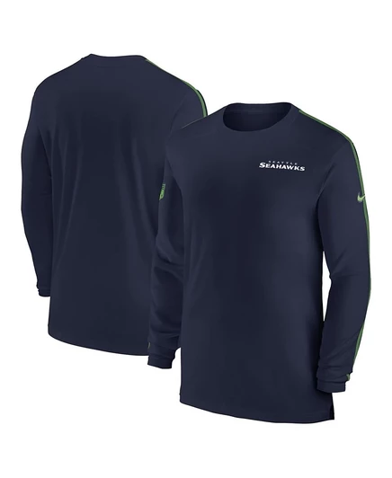 Мужская футболка Nike Sideline Coach с UV-защитой, синяя